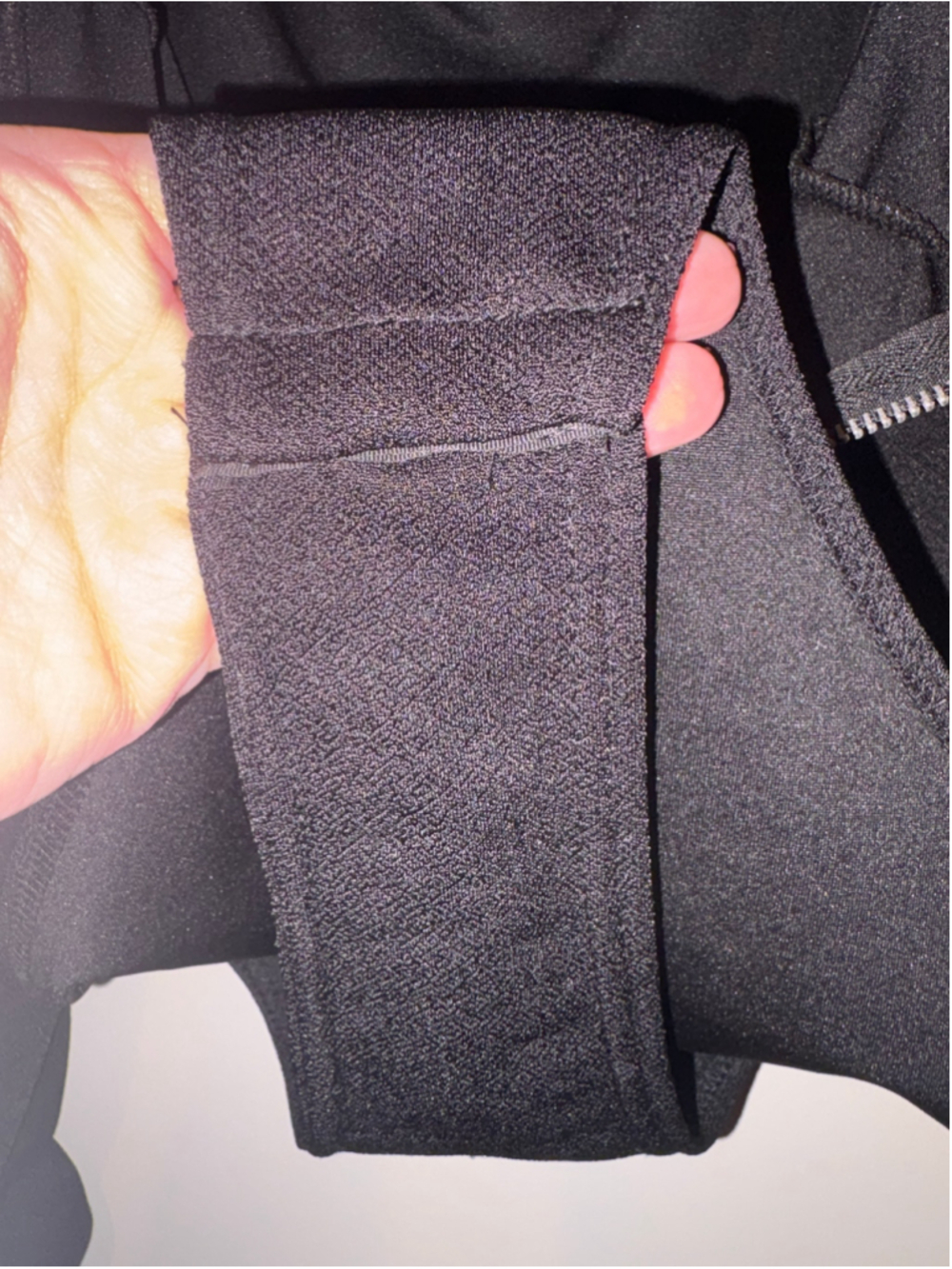 Women's Boohoo Black Long Sleeve Bodysuit with Zipper Front, Size 10 - Picture 6 of 8